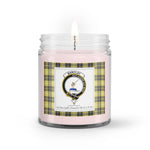 Soy Wax Candle - Buffalo Plaid Candle Clan Crest Badge Barclay Dress Modern Tartan Plaid Soy Wax Candle, oil candle, candle handmade, wax candle, soy wax, nature wax, natural soy wax, natural soy candles, natural candle