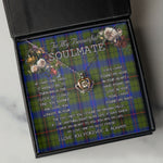 To My Beautiful Soulmate Necklace In Your Eyes I Have Found My Home Clan Dawson Tartan Crown Pendant Necklace