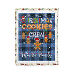 Personalized Gift Tartan Plaid Blanket Clan MacKie Ancient With Christmas Cookie Baking Crew Christmas Gift Blanket, Plaid Blanket, Christmas Fleece Blanket, Christmas Blanket, Tartan Blanket, Scottish Blanket, Scotland Blanket, Family Name Blanket, Custom Blanket, Personalized Blanket
