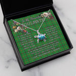 Sea Turtle Necklace To My Beautiful Soulmate Necklace In Your Eyes I Have Found My Home Clan Don Tartan Blue Turtle Necklace