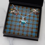 Sea Turtle Necklace To My Beautiful Soulmate Necklace In Your Eyes I Have Found My Home Clan Anderson Tartan Blue Turtle Necklace