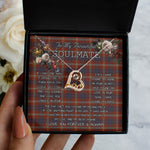 To My Beautiful Soulmate Necklace In Your Eyes I Have Found My Home Clan Ainslie Tartan Forever Love Necklace