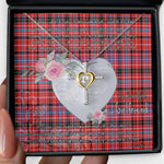 Gift For My Beautiful Girlfriend Necklace Valentine Necklace Clan Meikle Tartan Cross Dancing Necklace Scottish Tartan Jewelry
