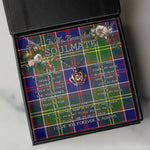 To My Beautiful Soulmate Necklace In Your Eyes I Have Found My Home Clan Whitelaw Modern Tartan Crown Pendant Necklace