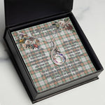 To My Beautiful Soulmate Necklace In Your Eyes I Have Found My Home Clan Grant of Auchnarrow Tartan Rising Phoenix Necklace