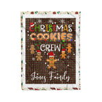 Personalized Gift Tartan Plaid Blanket Clan Innes of Cowie With Christmas Cookie Baking Crew Christmas Gift Blanket, Plaid Blanket, Christmas Fleece Blanket, Christmas Blanket, Tartan Blanket, Scottish Blanket, Scotland Blanket, Family Name Blanket, Custom Blanket, Personalized Blanket