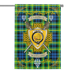 House Flag - Campbell Of Breadalbane Ancient Irish Shield Celtic Cross Tartan Garden Flag St Patrick's Day Garden Flag