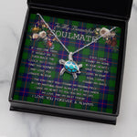 Sea Turtle Necklace To My Beautiful Soulmate Necklace In Your Eyes I Have Found My Home Clan Shaw Modern Tartan Blue Turtle Necklace