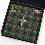 To My Beautiful Soulmate Necklace In Your Eyes I Have Found My Home Clan Reid Tartan Cross Dancing Necklace