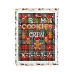 Personalized Gift Tartan Plaid Blanket Clan MacLachlan Weathered With Christmas Cookie Baking Crew Christmas Gift Blanket, Plaid Blanket, Christmas Fleece Blanket, Christmas Blanket, Tartan Blanket, Scottish Blanket, Scotland Blanket, Family Name Blanket, Custom Blanket, Personalized Blanket