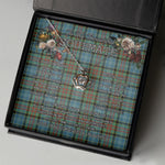To My Beautiful Soulmate Necklace In Your Eyes I Have Found My Home Clan Paisley Tartan Crown Pendant Necklace