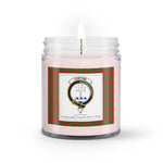 Soy Wax Candle - Buffalo Plaid Candle Clan Crest Badge Cheyne Tartan Plaid Soy Wax Candle, oil candle, candle handmade, wax candle, soy wax, nature wax, natural soy wax, natural soy candles, natural candle