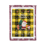 Personalized Gift Tartan Plaid Blanket Clan Barclay With Funny Santa Snowman Reindeer Merry Christmas Fleece Blanket, Home Living Room, Plaid Blanket, Tartan Blanket, Scottish Blanket, Buffalo fleece blanket, Christmas Blanket