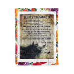 Scotstee Shop - Personalized Gift To My Husband Cute Family Gifts Fleece Blanket