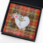 Gift For My Beautiful Girlfriend Necklace Valentine Necklace Clan Buchanan Old Set Weathered Tartan Cross Dancing Necklace Scottish Tartan Jewelry