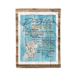 Scotstee Shop - Fleece Blanket - Adorable Letter To My Daughter Lovely Gift Fleece Blanket