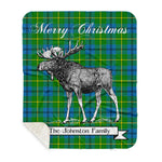 Scotstee Shop Plaid Tartan Blanket With Moose Clan Johnston Plaid Blanket, plaid blanket australia,plaid blanket canada,plaid christmas blanket,plaid fleece sherpa blanket,plaid sherpa blanket canada,plaid sherpa blanket lipstick,plaid sherpa blanket pink,plaid sherpa blanket queen