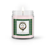 Soy Wax Candle - Buffalo Plaid Candle Clan Crest Badge Cranstoun Modern Tartan Plaid Soy Wax Candle, oil candle, candle handmade, wax candle, soy wax, nature wax, natural soy wax, natural soy candles, natural candle