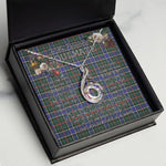 To My Beautiful Soulmate Necklace In Your Eyes I Have Found My Home Clan Ogilvie Hunting Modern Tartan Rising Phoenix Necklace