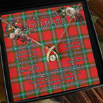 To My Beautiful Soulmate Necklace In Your Eyes I Have Found My Home Clan MacLaine of Loch Buie Tartan Wishbone Dancing Necklace