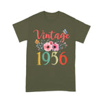 Womens Vintage 1956 Birthday Shirt Floral Funny 65th Birthday Gifts Awesome Since 1956 Birthday Shirt - Scotstee Shop