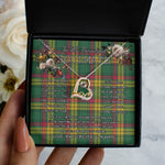 To My Beautiful Soulmate Necklace In Your Eyes I Have Found My Home Clan MacMillan Ancient Tartan Forever Love Necklace