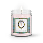 Soy Wax Candle - Buffalo Plaid Candle Clan Crest Badge Cathcart Tartan Plaid Soy Wax Candle, oil candle, candle handmade, wax candle, soy wax, nature wax, natural soy wax, natural soy candles, natural candle