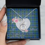Rising Phoenix Necklace - Valentine Necklace Clan Keith Tartan Gift for Girlfriend, Gift for My Wife Rising Phoenix Necklace