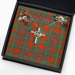 To My Beautiful Soulmate Necklace In Your Eyes I Have Found My Home Clan MacGregor Ancient Tartan Cross Dancing Necklace