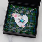 Sea Turtle Necklace Gift for My Beautiful Girlfriend Valentines Necklace Clan MacKay Tartan Blue Turtle Necklace