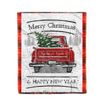 Tartan Blanket Vintage Red Truck with Christmas Tree Family Scottish Clan MacIntyre Modern plaid blanket, red plaid blanket, buffalo plaid blanket, green plaid blanket, plaid fleece blanket, blue plaid blanket, red tartan blanket, tartan plaid blanket, black and white plaid blanket, , christmas plaid blanket, orange plaid blanket, tartan plaid throw blanket, pink plaid blanket, brown plaid blanket, buffalo check blanket