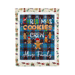 Personalized Gift Tartan Plaid Blanket Clan Home Ancient With Christmas Cookie Baking Crew Christmas Gift Blanket, Plaid Blanket, Christmas Fleece Blanket, Christmas Blanket, Tartan Blanket, Scottish Blanket, Scotland Blanket, Family Name Blanket, Custom Blanket, Personalized Blanket