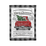 Tartan Blanket Vintage Red Truck with Christmas Tree Family Scottish Clan Douglas Grey plaid blanket, red plaid blanket, buffalo plaid blanket, green plaid blanket, plaid fleece blanket, blue plaid blanket, red tartan blanket, tartan plaid blanket, black and white plaid blanket, , christmas plaid blanket, orange plaid blanket, tartan plaid throw blanket, pink plaid blanket, brown plaid blanket, buffalo check blanket