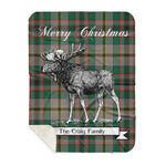 Scotstee Shop Plaid Tartan Blanket With Moose Clan Craig Ancient Plaid Blanket, plaid blanket australia,plaid blanket canada,plaid christmas blanket,plaid fleece sherpa blanket,plaid sherpa blanket canada,plaid sherpa blanket lipstick,plaid sherpa blanket pink,plaid sherpa blanket queen
