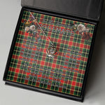 To My Beautiful Soulmate Necklace In Your Eyes I Have Found My Home Clan MacLachlan Modern Tartan Crown Pendant Necklace