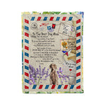 Scotstee Shop - Personalized Gift Letter To My Dog Mom Love Gift Love You Forever Fleece Blanket