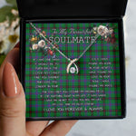 valentine necklace, necklace girlfriend, necklace for wife, cute necklaces for girlfriend, jewelry for girlfriend, to my soulmate necklace, to my future wife necklace, heart necklace for girlfriend, tartan heart necklace,