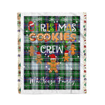 Personalized Gift Tartan Plaid Blanket Clan MacKenzie Dress Modern With Christmas Cookie Baking Crew Christmas Gift Blanket, Plaid Blanket, Christmas Fleece Blanket, Christmas Blanket, Tartan Blanket, Scottish Blanket, Scotland Blanket, Family Name Blanket, Custom Blanket, Personalized Blanket