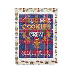 Personalized Gift Tartan Plaid Blanket Clan Graham Of Menteith Pink With Christmas Cookie Baking Crew Christmas Gift Blanket, Plaid Blanket, Christmas Fleece Blanket, Christmas Blanket, Tartan Blanket, Scottish Blanket, Scotland Blanket, Family Name Blanket, Custom Blanket, Personalized Blanket