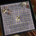 To My Beautiful Soulmate Necklace In Your Eyes I Have Found My Home Clan Hannay Grey Tartan Wishbone Dancing Necklace