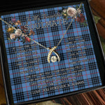 To My Beautiful Soulmate Necklace In Your Eyes I Have Found My Home Clan MacKie Ancient Tartan Wishbone Dancing Necklace