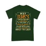 Vintage May 1983 Awesome 38 Yrs Old 38th Birthday Gift Birthday Shirt - Scotstee Shop
