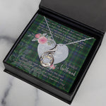Rising Phoenix Necklace - Valentine Necklace Clan Stewart Hunting Modern Tartan Gift for Girlfriend, Gift for My Wife Rising Phoenix Necklace