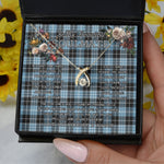 To My Beautiful Soulmate Necklace In Your Eyes I Have Found My Home Clan Clark Tartan Wishbone Dancing Necklace
