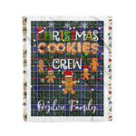 Personalized Gift Tartan Plaid Blanket Clan Ogilvie Hunting Modern With Christmas Cookie Baking Crew Christmas Gift Blanket, Plaid Blanket, Christmas Fleece Blanket, Christmas Blanket, Tartan Blanket, Scottish Blanket, Scotland Blanket, Family Name Blanket, Custom Blanket, Personalized Blanket