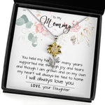 Mom Necklace, To My Mom Necklace Card – Alluring Beauty Necklace – Jewelry For Mom Gifts Sunflower Pendant Necklace