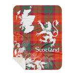 Sherpa Blanket - Tartan Blanket Thistle and Lion Scottish Clan MacNab Ancient Plaid Blanket, plaid sherpa blanket queen,purple sherpa blanket,queen sherpa blanket,queen size sherpa blanket,red sherpa blanket,scottish tartan blankets,sherpa blanket,sherpa christmas blanket