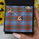 To My Beautiful Soulmate Necklace In Your Eyes I Have Found My Home Clan Pentland Tartan Wishbone Dancing Necklace
