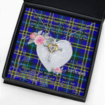 Gift For My Beautiful Girlfriend Necklace Valentine Necklace Clan Weir Tartan Cross Dancing Necklace Scottish Tartan Jewelry