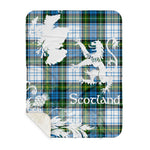 Sherpa Blanket - Tartan Blanket Thistle and Lion Scottish Clan Campbell Dress Plaid Blanket, plaid sherpa blanket queen,purple sherpa blanket,queen sherpa blanket,queen size sherpa blanket,red sherpa blanket,scottish tartan blankets,sherpa blanket,sherpa christmas blanket